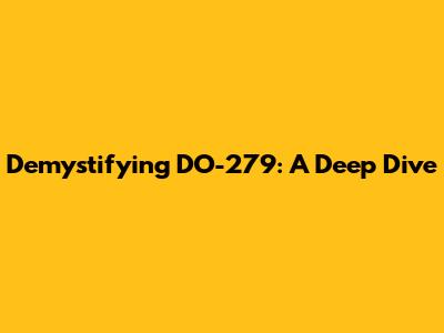 Demystifying DO-279: A Deep Dive